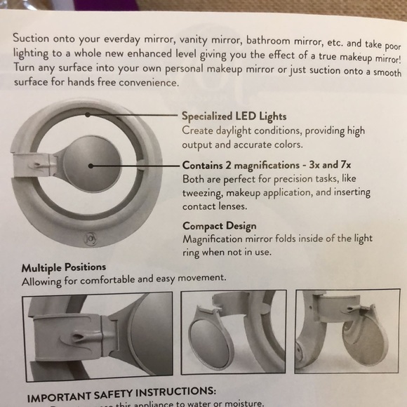 Joy’s Hollywood Spotlight Mirror (New) - Picture 8 of 9